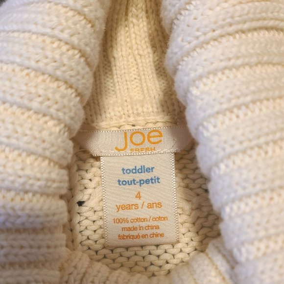 JOE FRESH girl's turtleneck sweater Toddler 4yrs - Picture 2 of 3